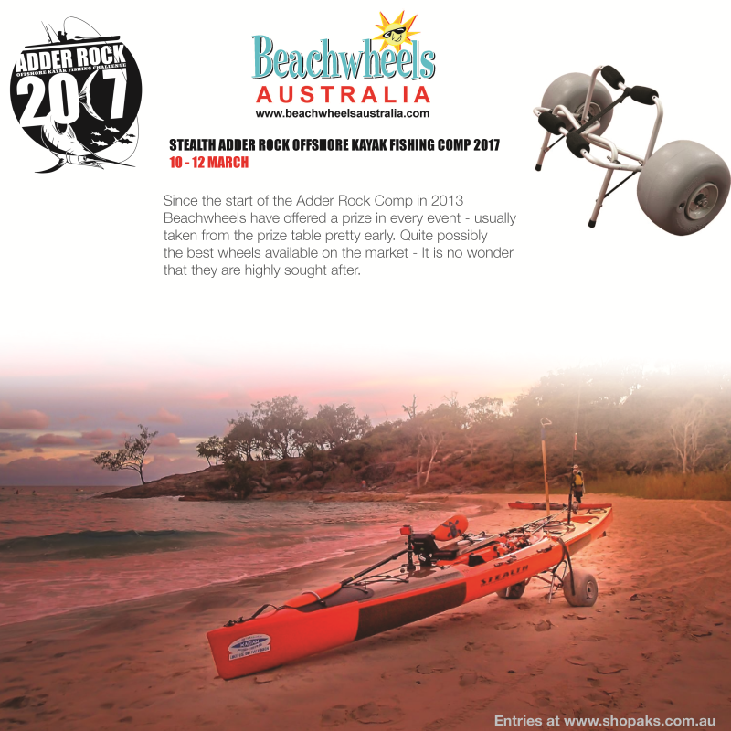 Beachwheels - Our First Adder Rock Sponsor on board