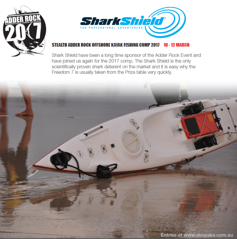 Sharkshield sponsoring Adder Rock 2017