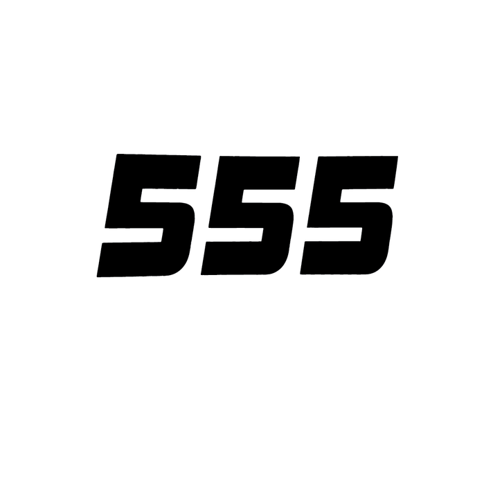 555 Kayak Sticker