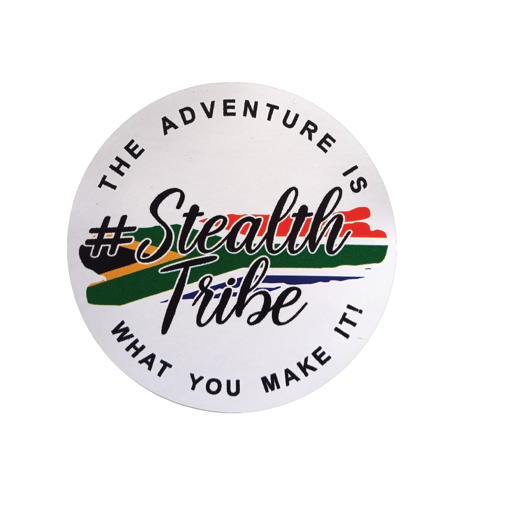 Stealth Tribe Round Sticker — Australian Kayak Specialists