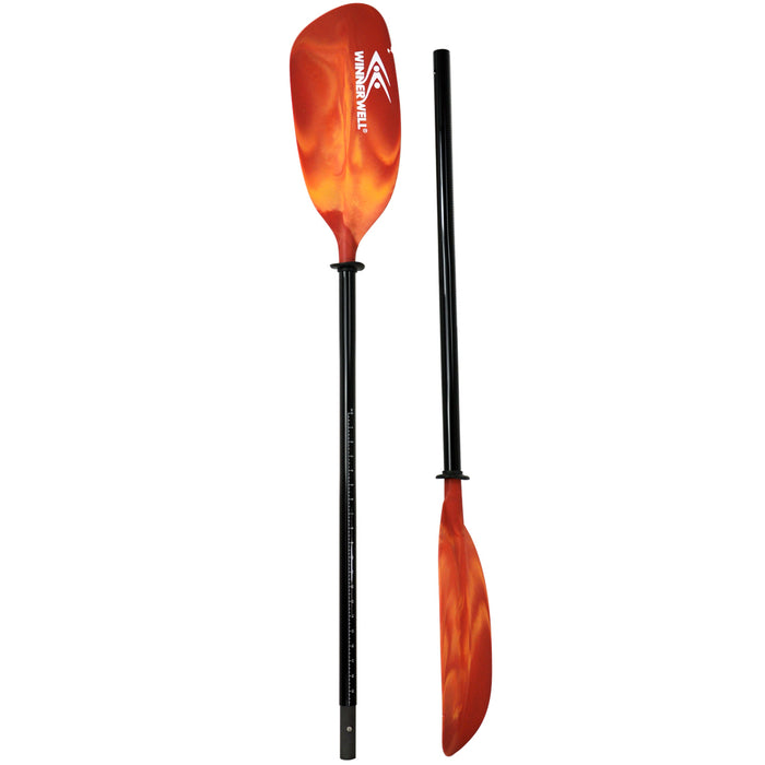 Winnerwell Angler Pro Kayak Paddle Fiberglass Shaft & Nylon Blade Mix 220cm